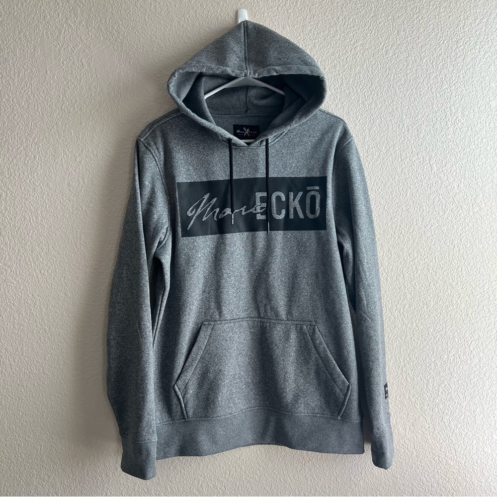 NWOT Marc Ecko Cut & Sew Gray Hoodie - Medium